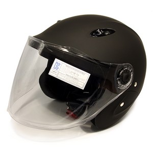한미 캐리비오픈 솔리드 헬멧, 무광블랙