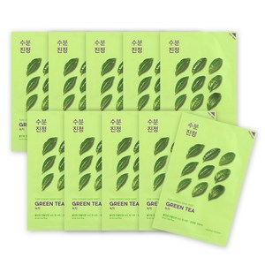 홀리카홀리카 퓨어 에센스 마스크 시트 그린티, 1개입, 10개
