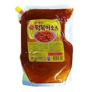 오뚜기 오쉐프 떡볶이소스 2kg, 1개