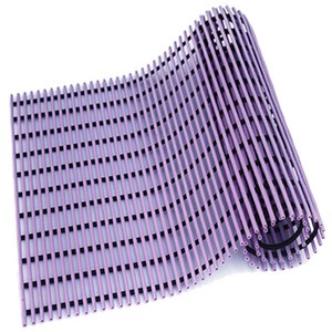 월광매트 튜브형 미끄럼방지매트 120 x 100 cm, 보라색, 1개