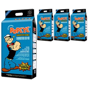 뽀빠이 냄새제거 바이오 강아지 배변패드 50p, 4개입, 50개입