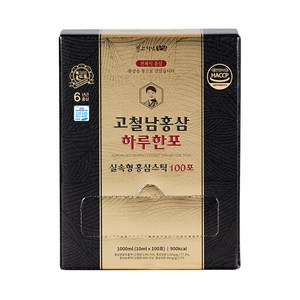 고철남홍삼 하루 한포, 10ml, 100포
