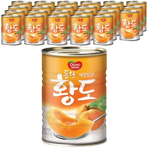 동원 황도 슬라이스400g 24캔, 400g, 400g, 24개