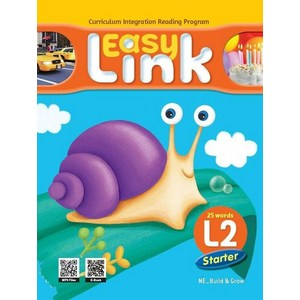 [NEBuild&Grow]Easy Link Starter L2(QR) : Student Book + Workbook + QR, NEBuild&Grow