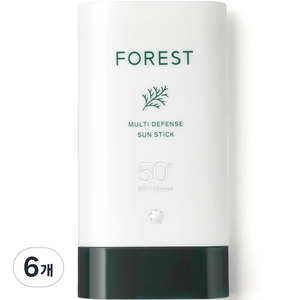그린핑거 포레스트 멀티 디펜스 선스틱 SPF50+ PA++++, 19g, 6개