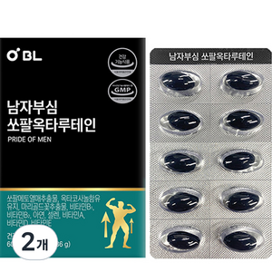 BL 남자부심 쏘팔옥타루테인 쏘팔메토 36g, 60정, 2개