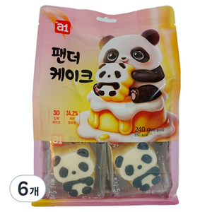 a1 팬더케이크 빵, 6개, 240g