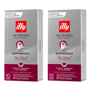 일리 네스프레소 호환 캡슐커피 인텐소, 5.7g, 10개입, 2개