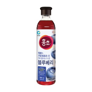 청정원 홍초 100% 자연발효초사용 블루베리, 900ml, 1개