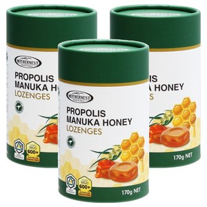 마더네스트 프로폴리스 마누카 허니 로젠지스 캔디, 170g, 3개