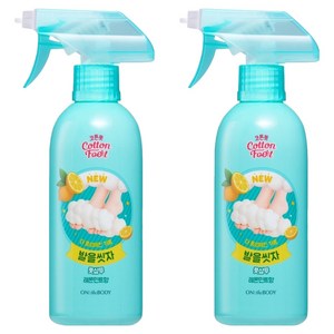 온더바디 코튼풋 발을씻자 풋샴푸 레몬민트향