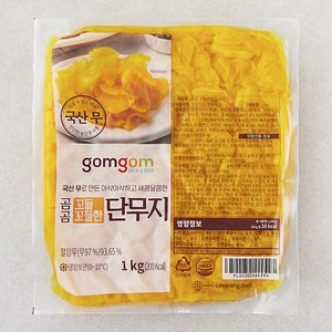 곰곰 꼬들꼬들한 단무지, 1kg, 1개