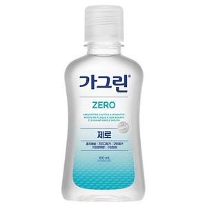 가그린 제로 구강청결제, 100ml, 1개