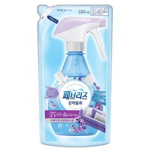 페브리즈 섬유탈취제 라벤더 앤 유칼립투스향 리필, 320ml, 1개