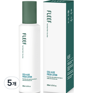 플리프 시카 알로에 약산성 프레쉬 로션, 200ml, 5개