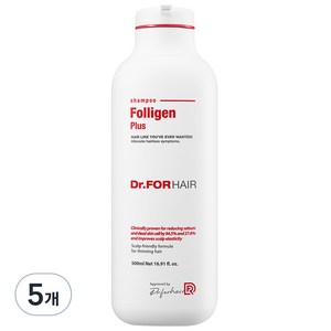 닥터포헤어 폴리젠 플러스 샴푸, 500ml, 5개