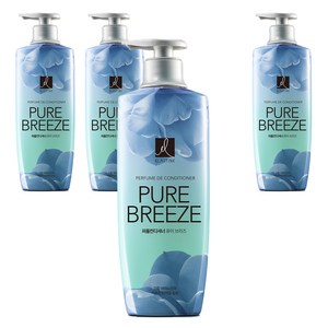 엘라스틴 퓨어 브리즈 퍼퓸 컨디셔너 화이트 퓨어향, 600ml, 4개