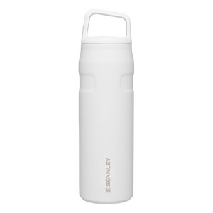 스탠리 아이스플로우 에어로라이트 캡 & 캐리 + 텀블러, 프로스트 화이트, 710ml, 1개