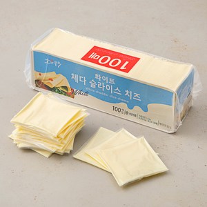 소와나무 화이트 체다 슬라이스 치즈