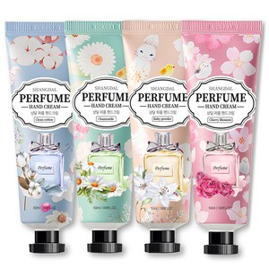 샹달 퍼퓸 핸드크림 50ml x 4종 세트, 1세트, 0.05l