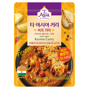 티아시아키친 비프 키마 커리, 170g, 1개
