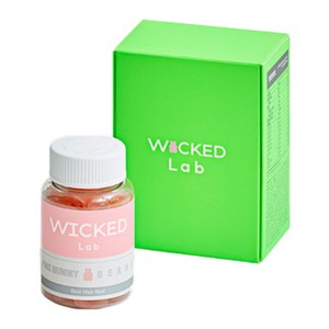 위키드랩 핑크구미 베어 멀티 비타민 비오틴, 40정, 1개