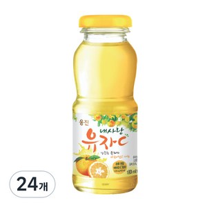 웅진 내사랑유자C, 180ml, 24개