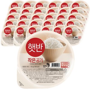 햇반 즉석밥 작은공기, 130g, 36개