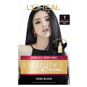 로레알파리 NEW 엑셀랑스 크림, 1호 쿨블랙, 1개