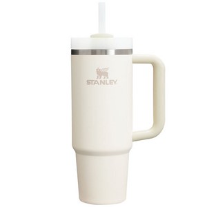 스탠리 퀜처 H2.0 플로우 스테이트 텀블러, 크림 2.0, 887ml, 1개