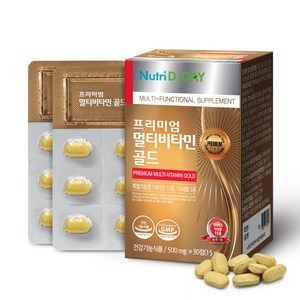 뉴트리디데이 프리미엄 멀티비타민 골드, 30정, 1개