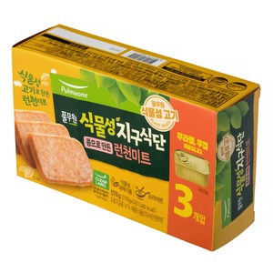 풀무원 식물성 지구식단 런천미트, 190g, 3개