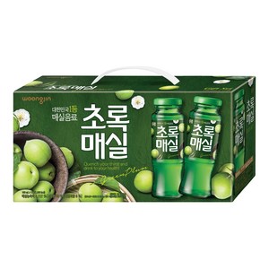 웅진 초록매실 음료선물세트, 180ml, 12개