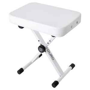 듀로악기 키보드의자 DKB100, 화이트, 1개