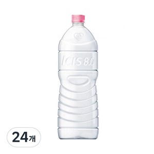 아이시스 8.0 무라벨 ECO 생수, 2L, 24개