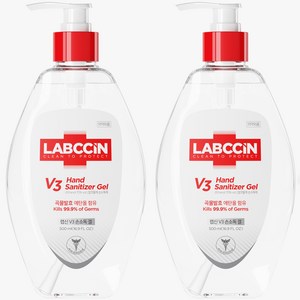 랩신 V3 새니타이저 손소독 겔, 500ml, 2개