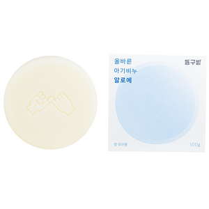 동구밭 올바른 아기비누 알로에, 100g, 1개