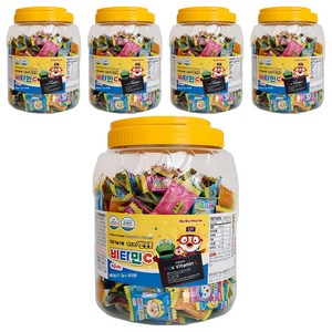 베베모린 뽀로로 비타민C 300p, 300정, 5개