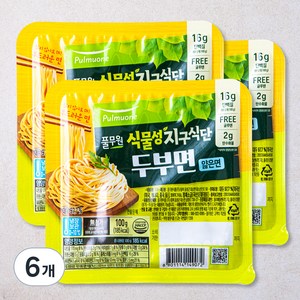 지구식단 풀무원 식물성 지구 식단 두부면 얇은면, 300g, 2개