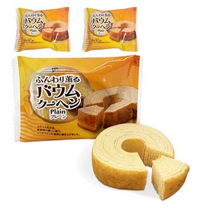 훈와리 카오루 바움쿠헨 플레인, 3개, 60g