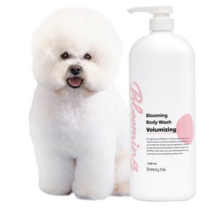 브리지테일 강아지 블루밍 볼류마이징 바디워시 허브머스크향, 1개, 1500ml