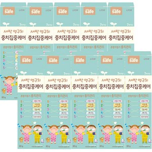 키즈세이프 충치 집중케어 치약, 60g, 10개