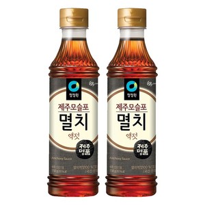 청정원 제주모슬포멸치액젓, 750g, 2개
