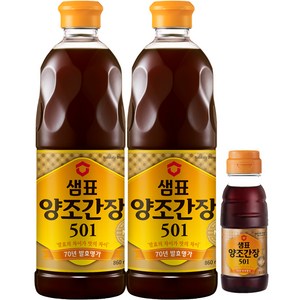 샘표 양조간장 501 860ml x 2개 + 150ml x 1개, 1세트