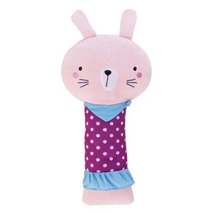 아이자리 애착 안전벨트 인형 토끼, 혼합색상, 1개