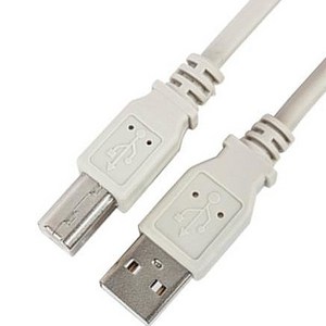 라인업시스템 USB 2.0 A-B형 케이블 LS-USB-AMBM, 1개, 0.15m