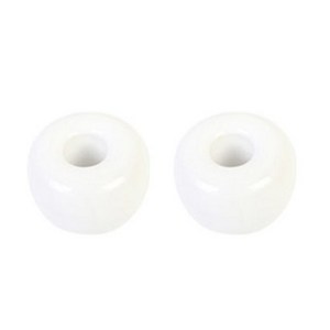 리빙듀오 스텐드 세라믹 칫솔꽂이, 화이트, 2개