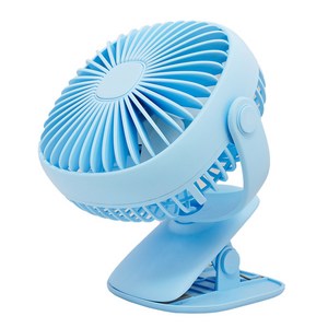 나오테크 클립형 무드등 선풍기, NAO-D4040F, 블루