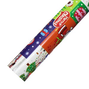 포포팬시 뽀로로 크리스마스 비닐 증착 포장지, 군청1, 1개