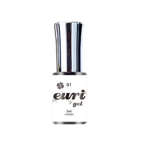 유리네일 로맨틱 컬러 젤네일, 01 화이트, 5ml, 1개